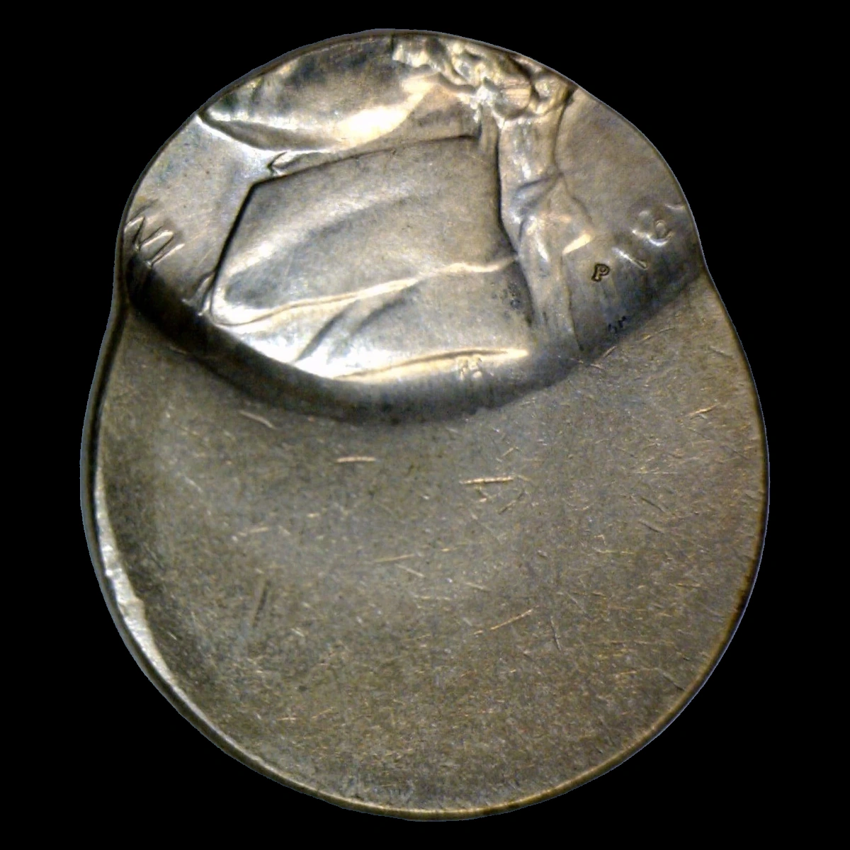 1981 Jefferson Nickel: Off-center strike