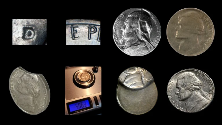 1981 Nickel Errors — error coin photographs
