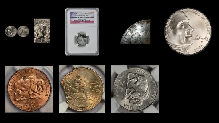 2005 Nickel Errors — error coin photographs