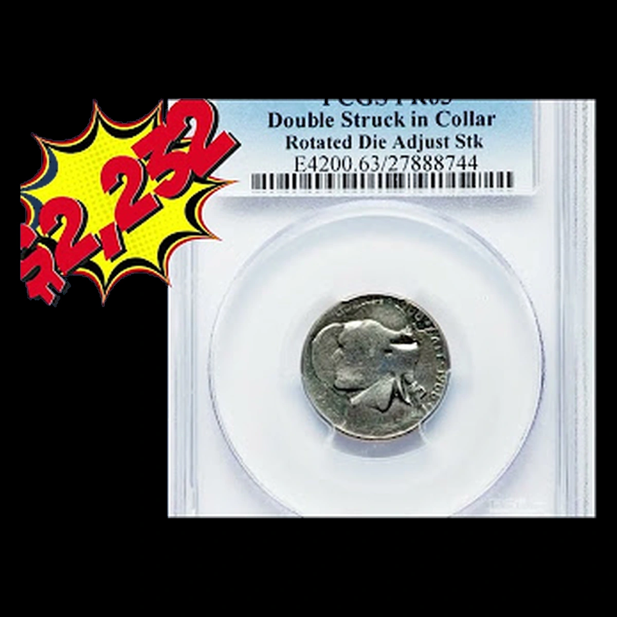 1968 Jefferson Nickel: Multiple Strike