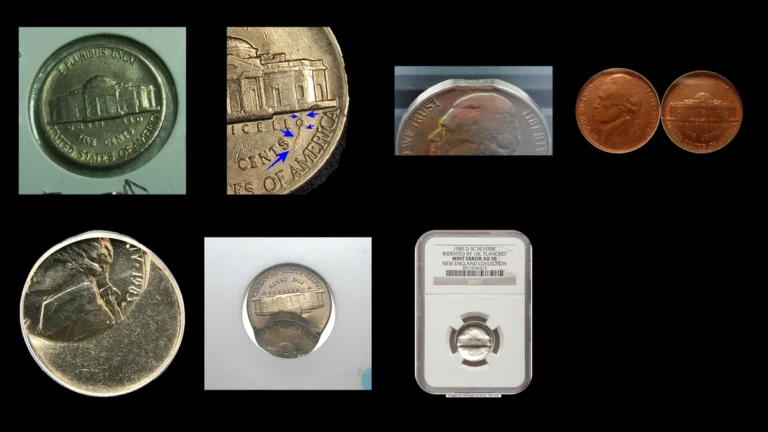 1985 Nickel Errors — error coin photographs