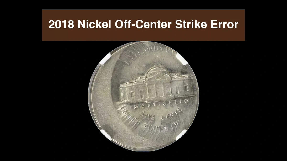 2018 Jefferson Nickel: Off Center Strike