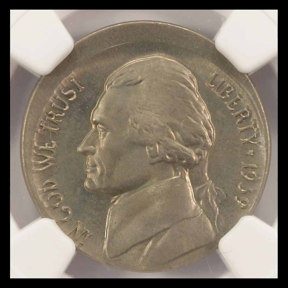 1939 Jefferson Nickel: Broadstrike