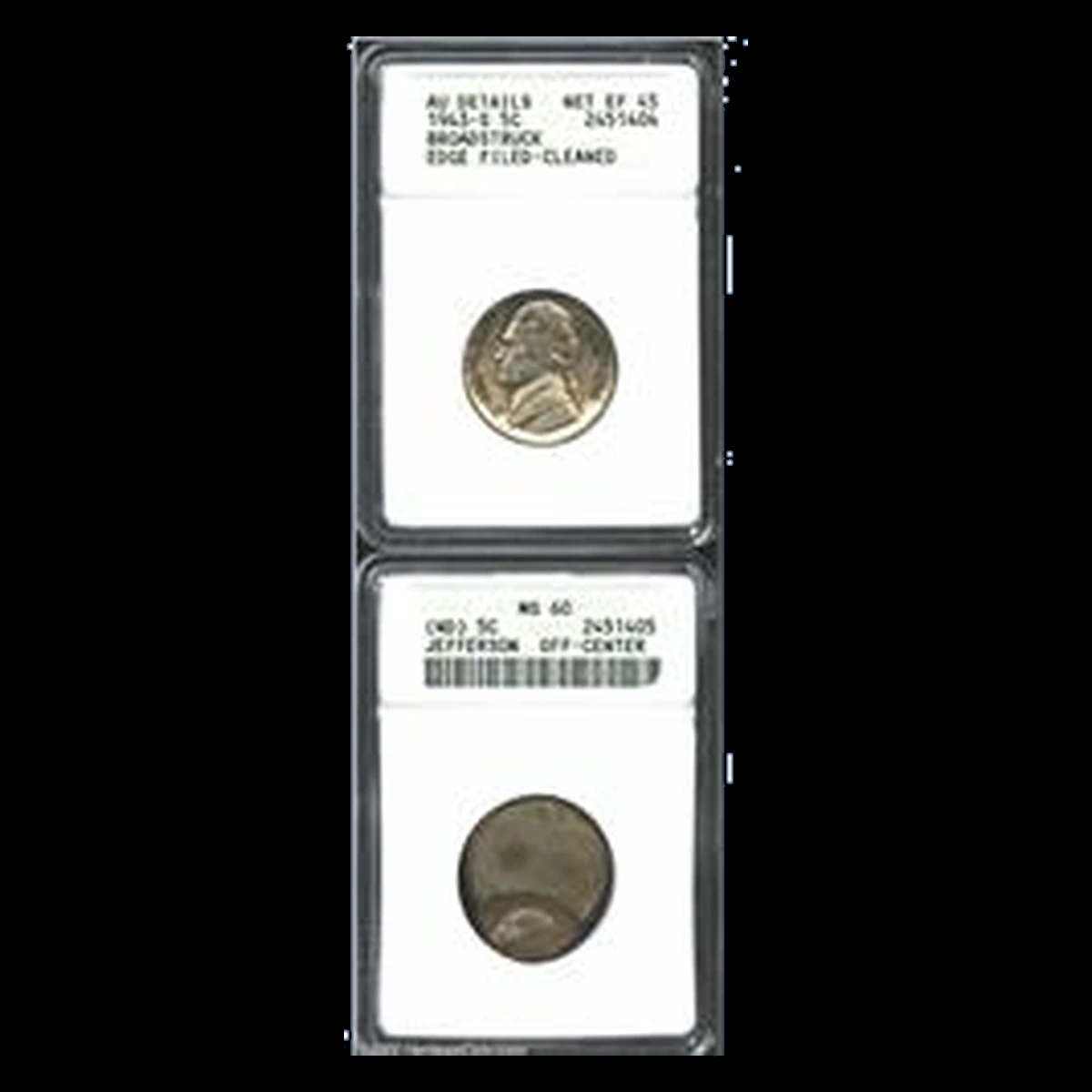 1943 Jefferson Nickel: Broadstrike