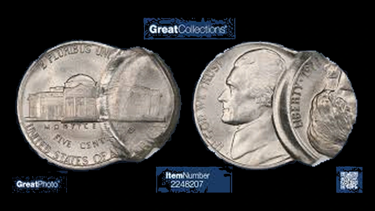 1977 Jefferson Nickel: Multiple Strike
