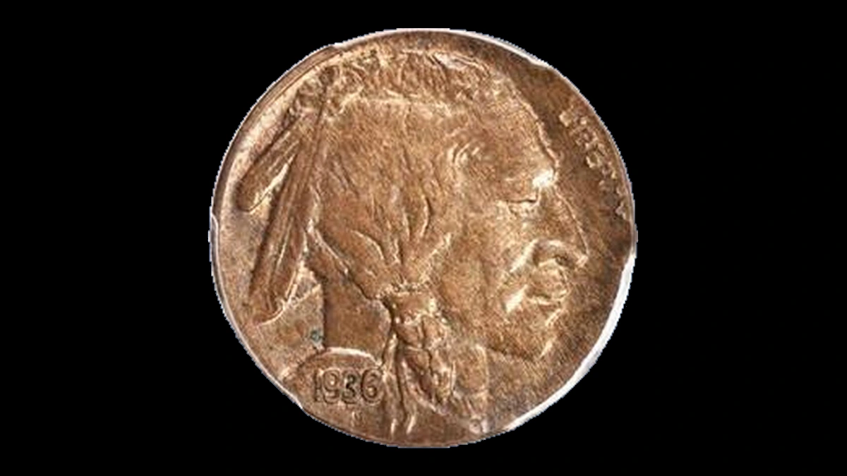 1936 Buffalo Nickel: Wrong Planchet
