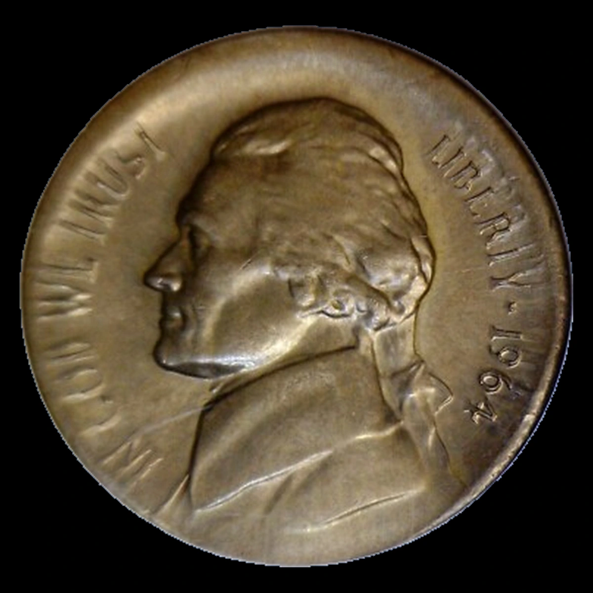 1964 Jefferson Nickel: Broadstrike