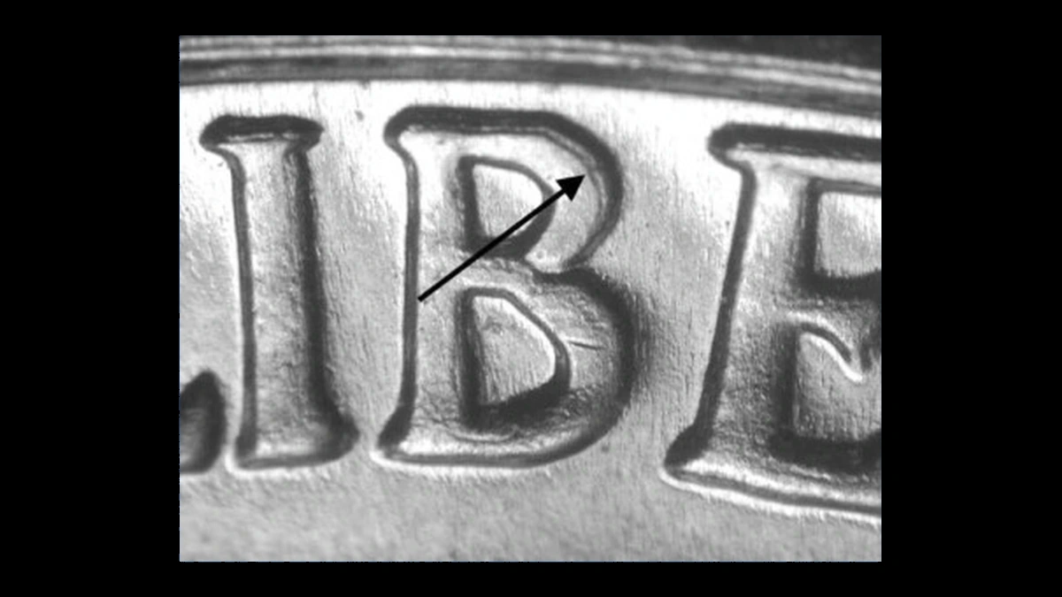1964 Jefferson Nickel: Doubled Die Obverse