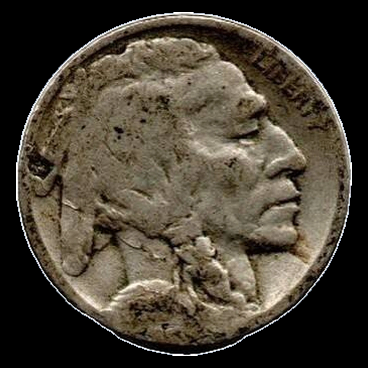 1931 Buffalo Nickel: Die Crack