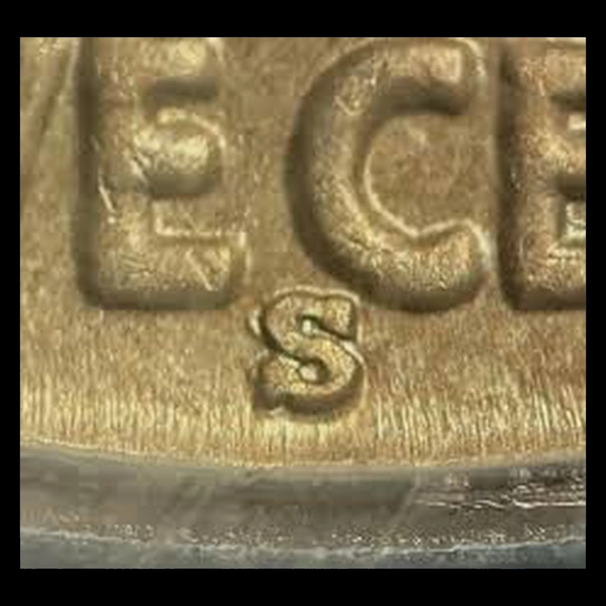 1931 Buffalo Nickel: Repunched Mintmark
