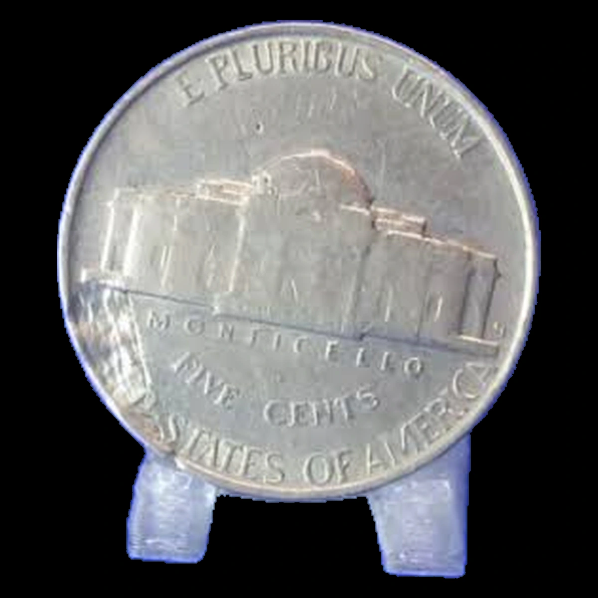 1949 Jefferson Nickel: Lamination