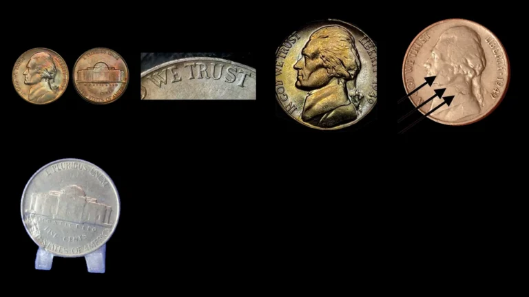1949 Nickel Errors — error coin photographs