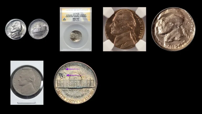 1978 Nickel Errors — error coin photographs