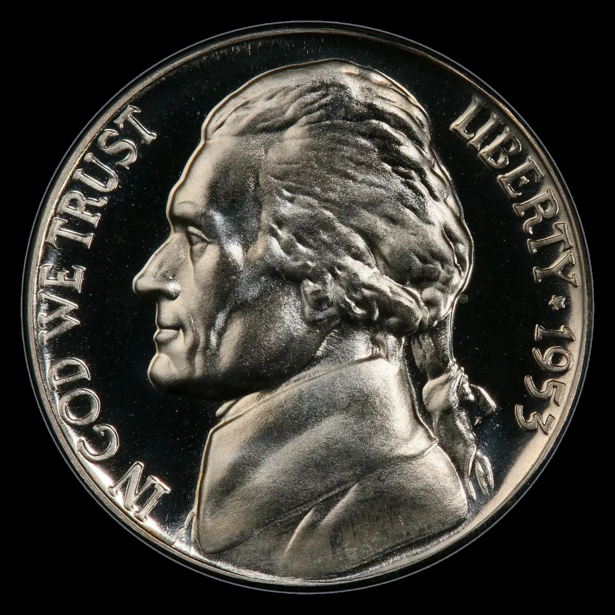 1953 Jefferson Nickel: Doubled Die Obverse