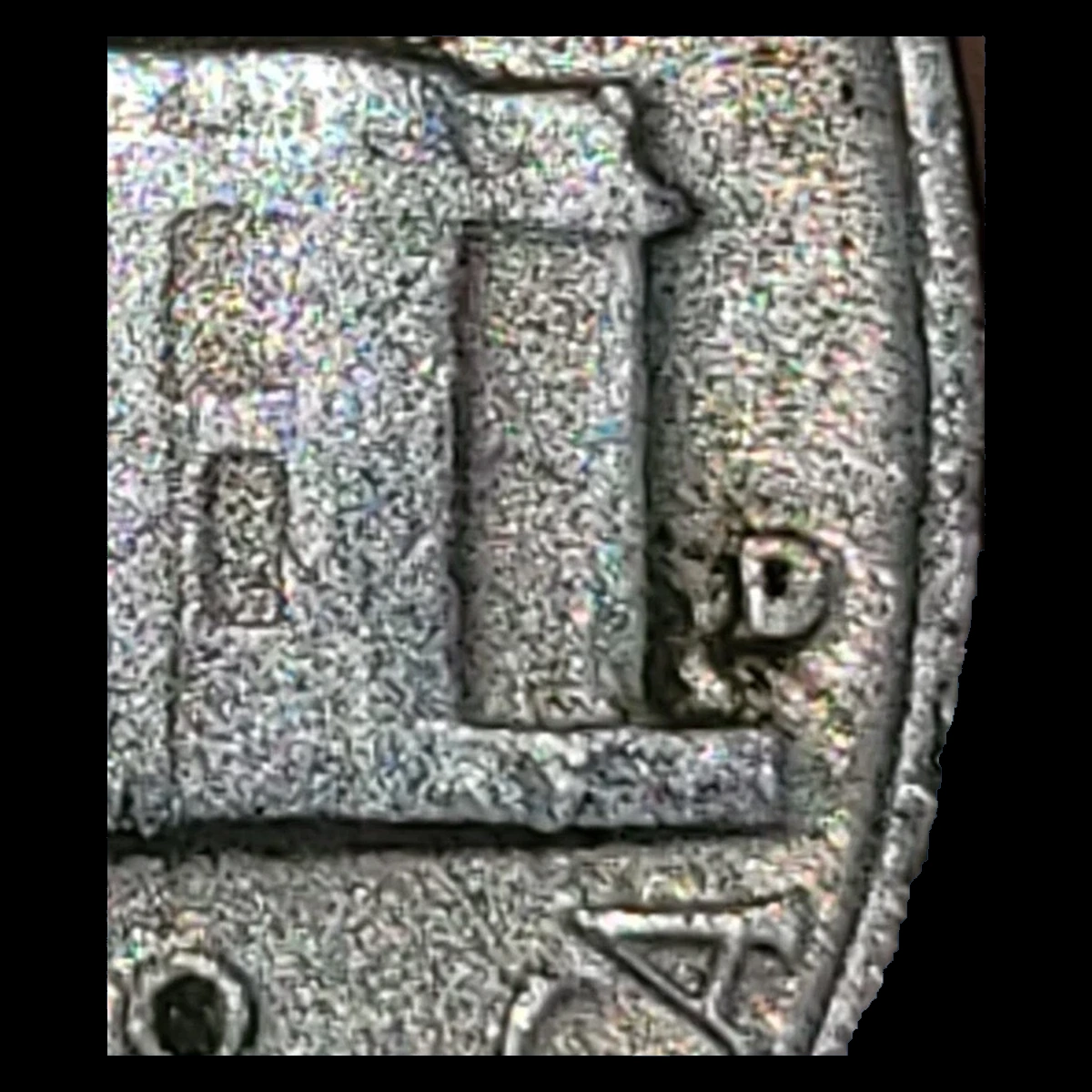 1953 Jefferson Nickel: Repunched Mintmark