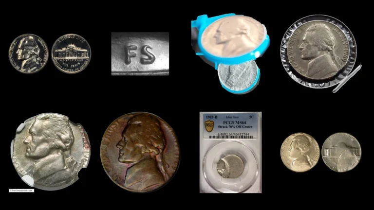1969 Nickel Errors — error coin photographs