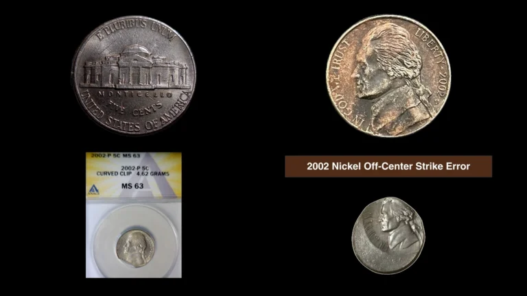 2002 Nickel Errors — error coin photographs