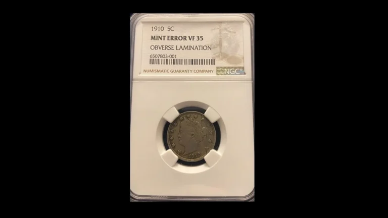 1910 Nickel Errors — error coin photographs