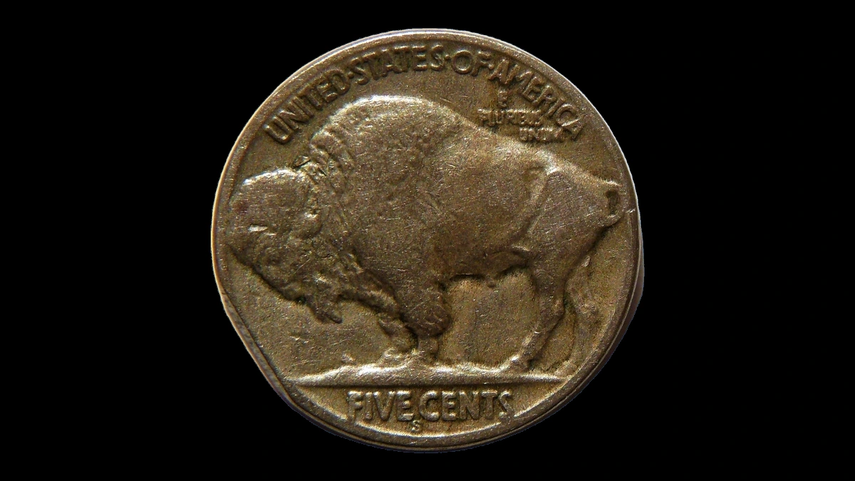 1927 Buffalo Nickel: Die Crack / Die Chip