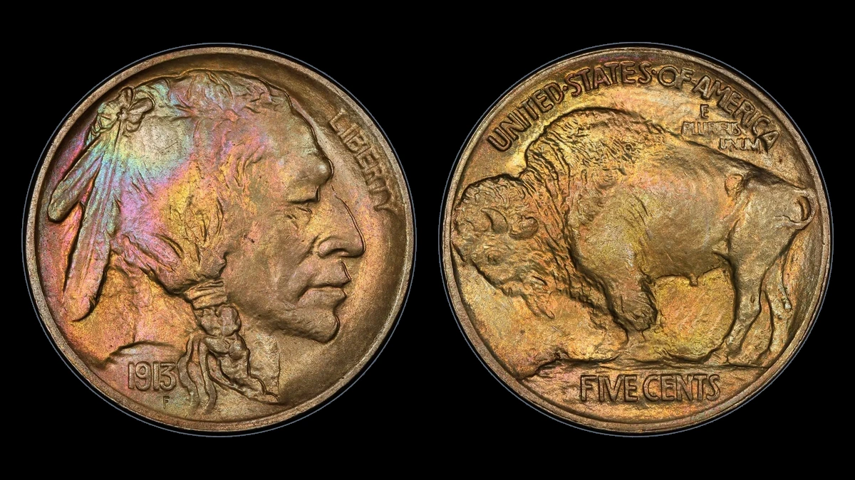 1913 Buffalo Nickel: Three-and-a-Half Legs