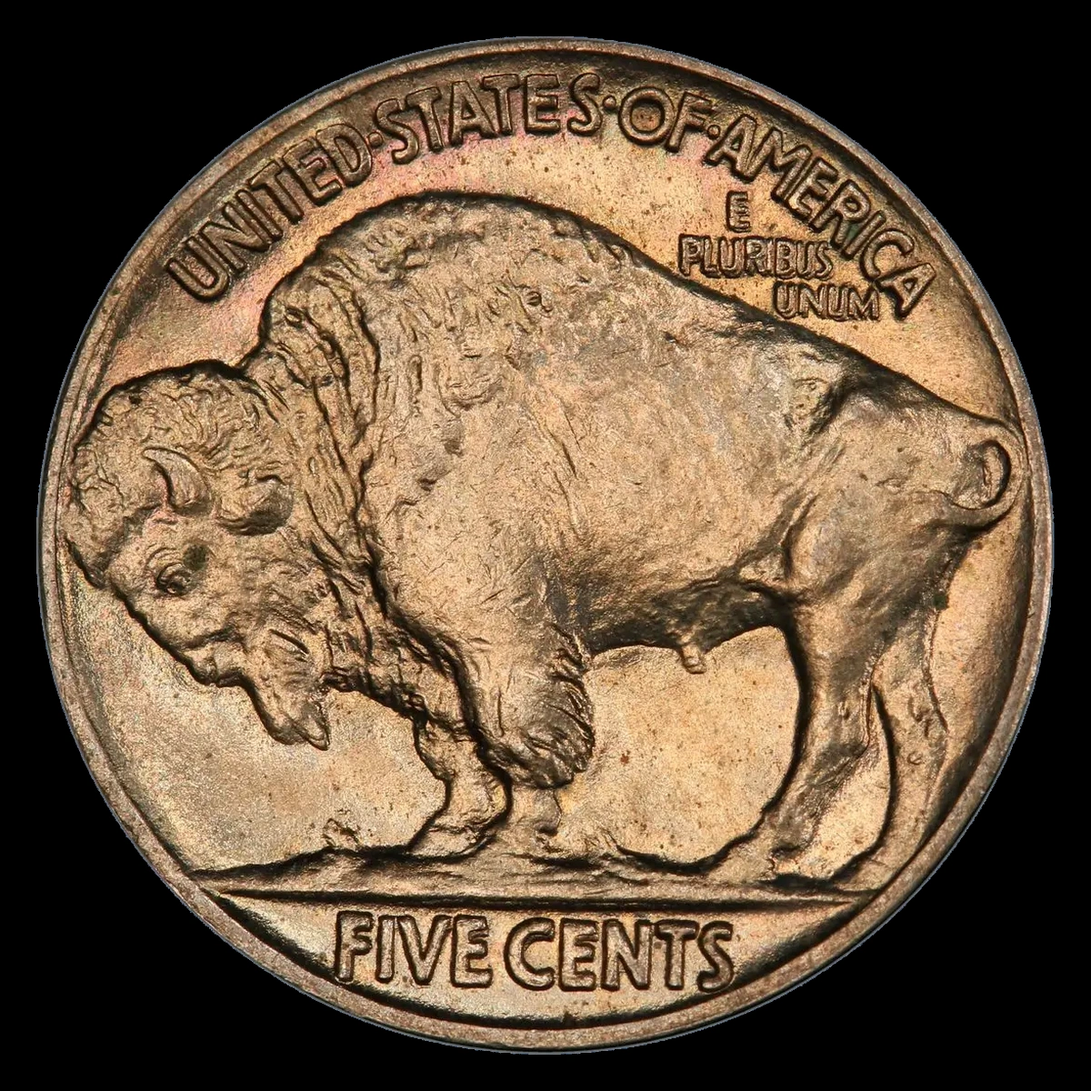 1917 Buffalo Nickel: Doubled Die Reverse