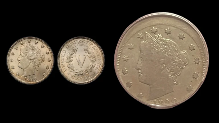1890 Nickel Errors — error coin photographs