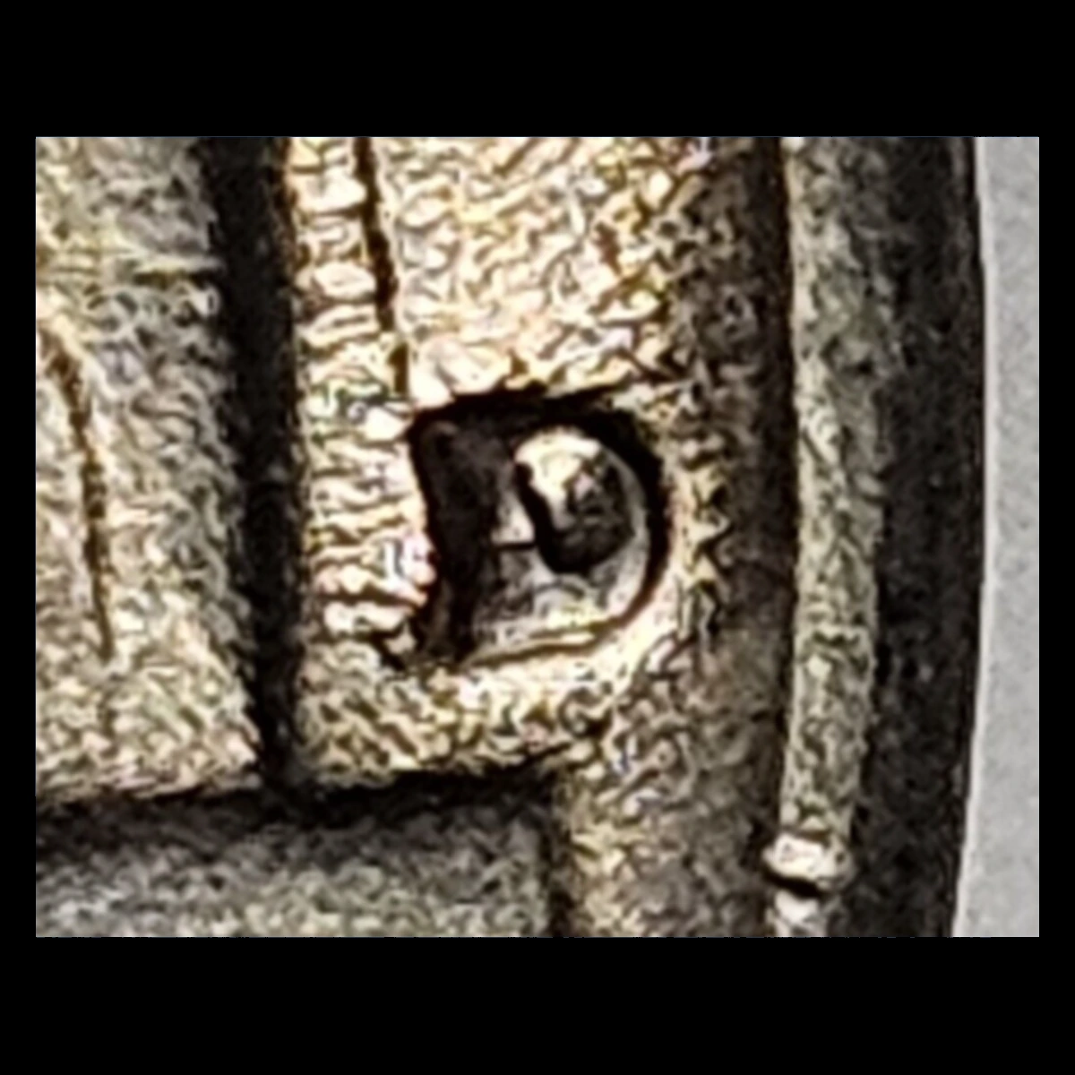 1957 Jefferson Nickel: Repunched Mintmark