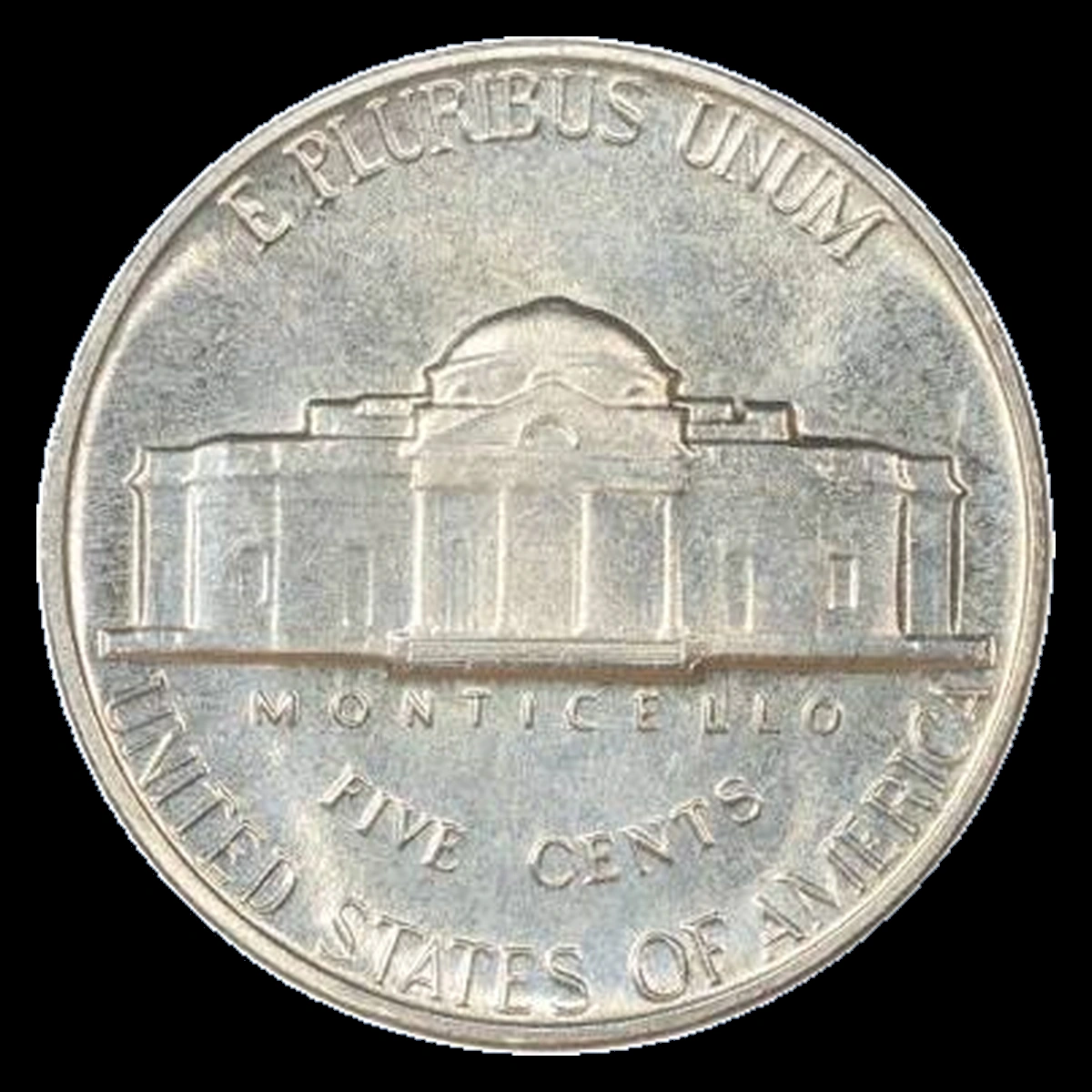 1965 Jefferson Nickel: Lamination