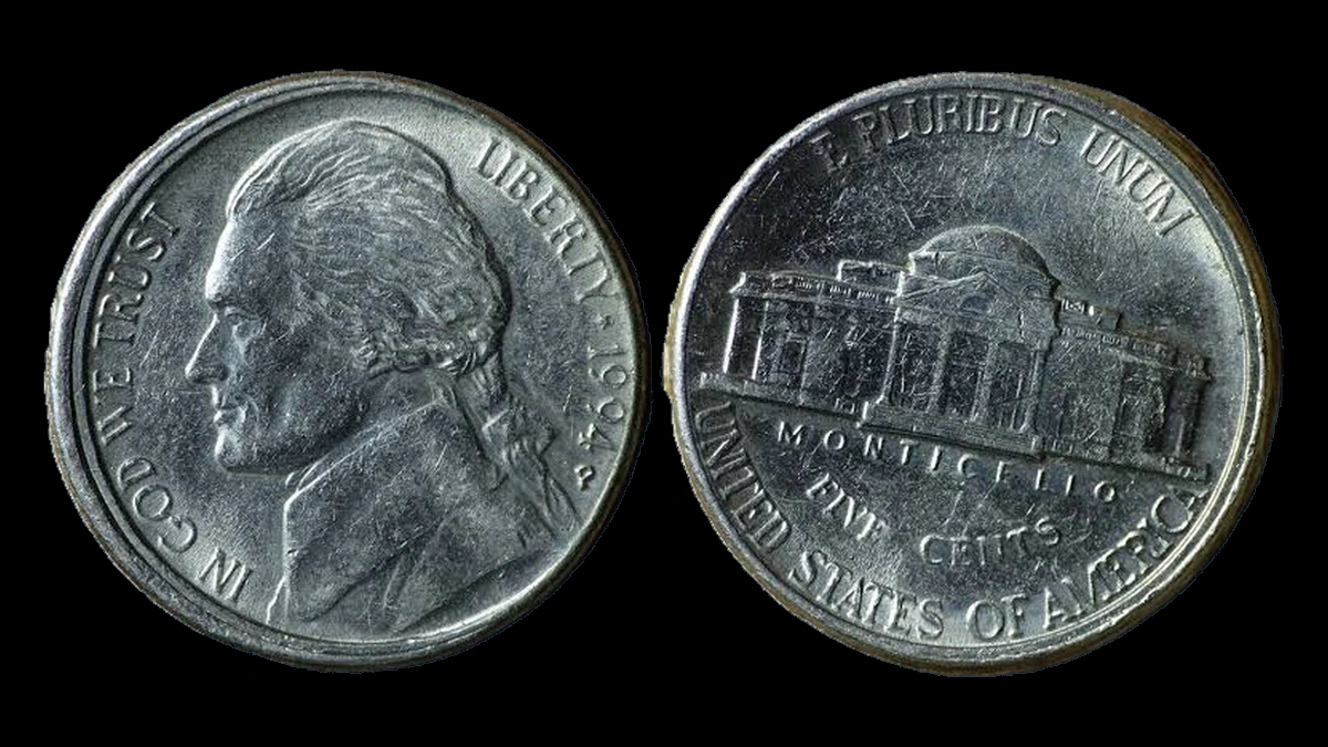 1994 Jefferson Nickel: Broadstrike