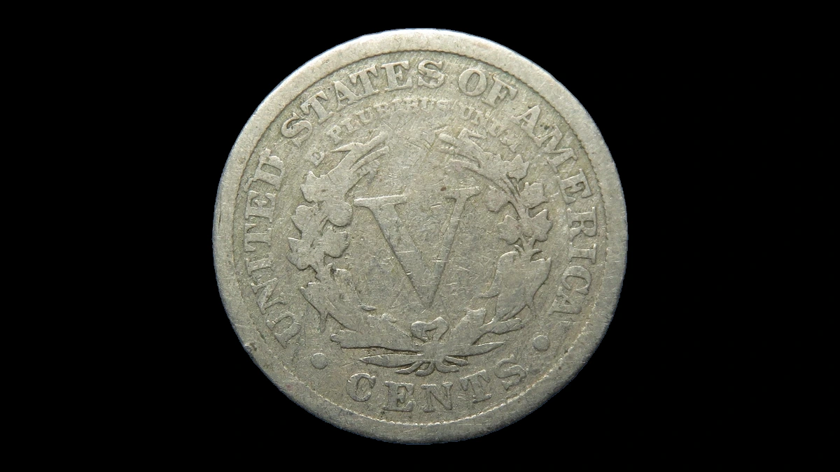 1898 Liberty Nickel: Die Crack / Die Chip