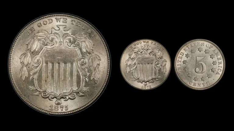 1875 Nickel Errors — error coin photographs