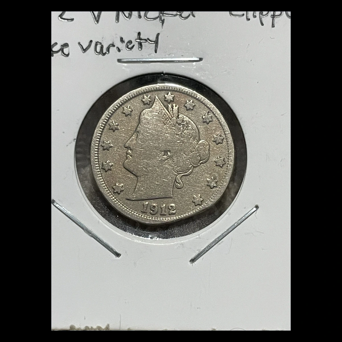 1912 Liberty Nickel: Clipped Planchet
