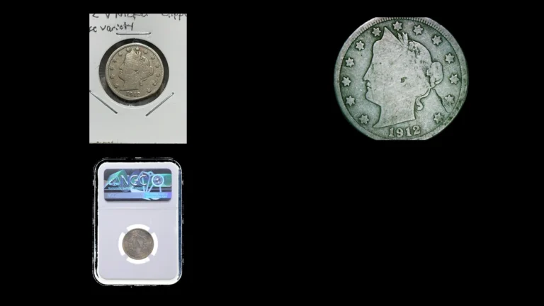 1912 Nickel Errors — error coin photographs