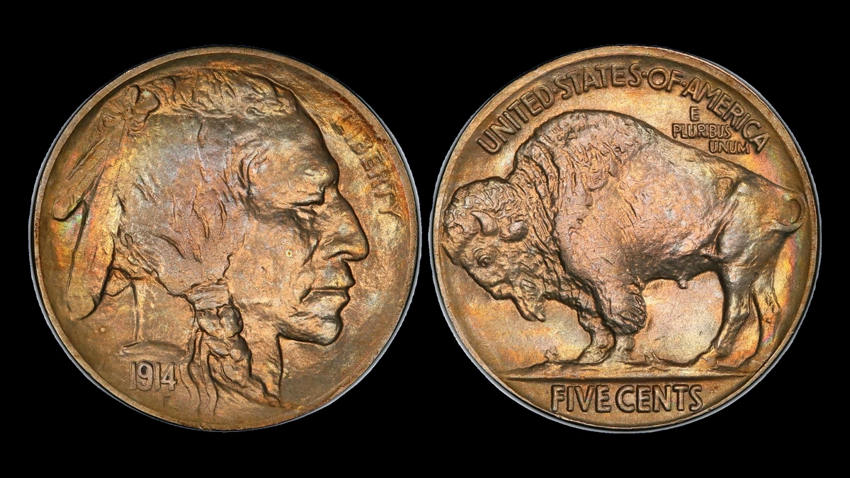 1914 Buffalo Nickel: Overdate
