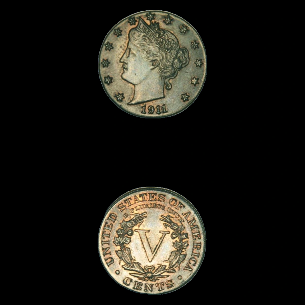 1911 Liberty Nickel: Wrong Planchet