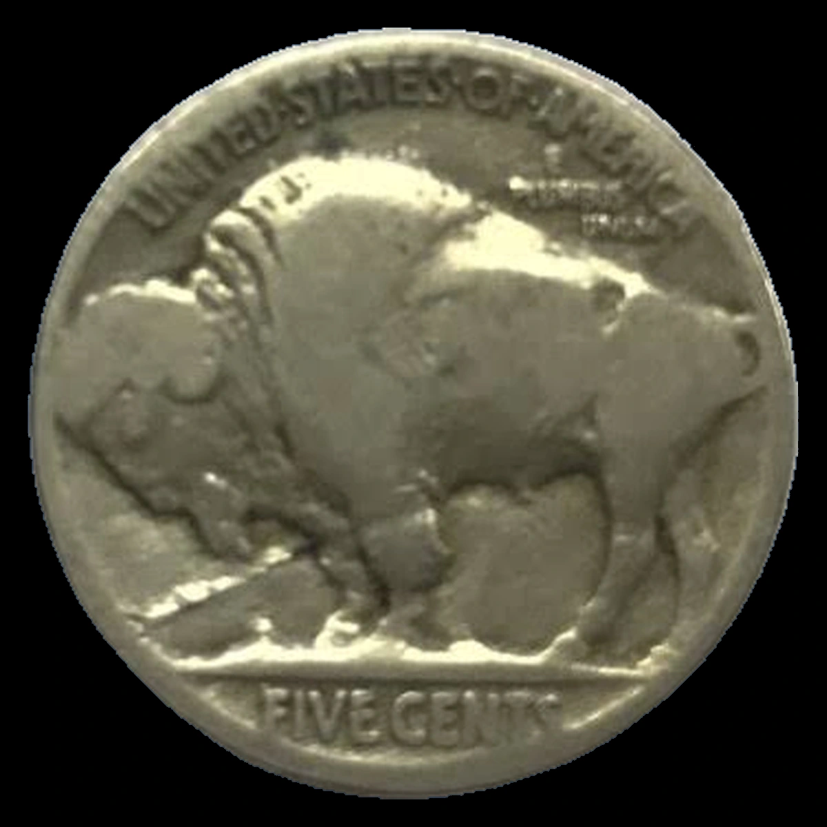 1918 Buffalo Nickel: Die Break