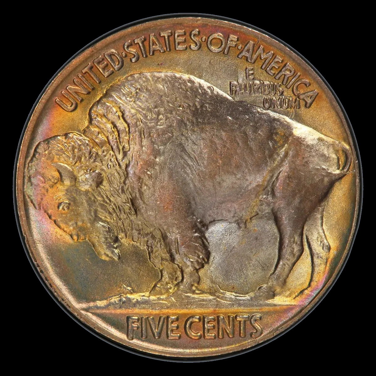 1918 Buffalo Nickel: Doubled Die Reverse