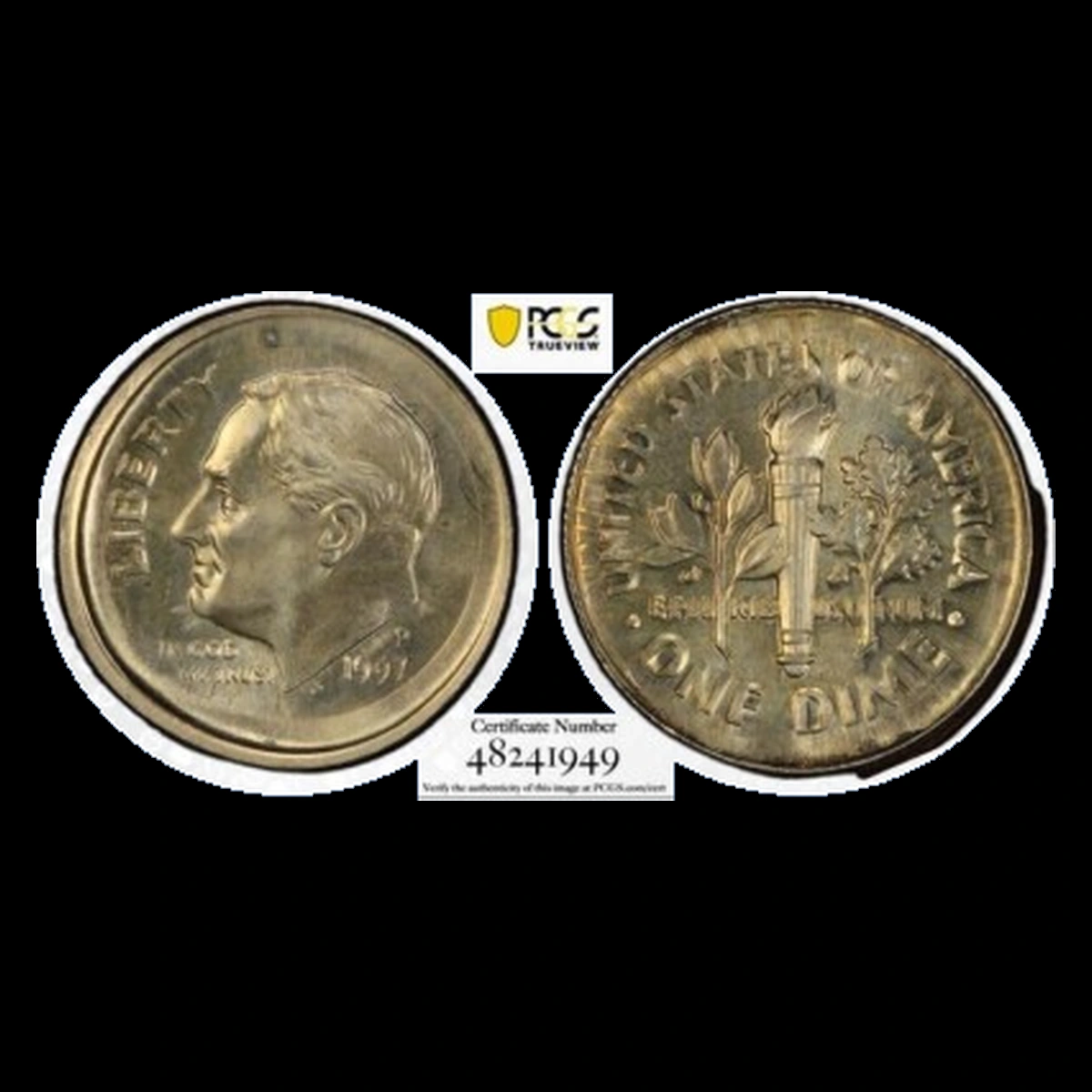 1997 Roosevelt Dime: Broadstrike