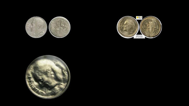 1997 Dime Errors — error coin photographs
