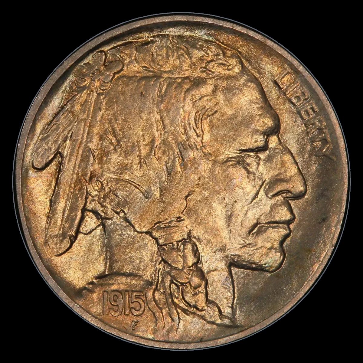1915 Buffalo Nickel: Doubled Die Obverse