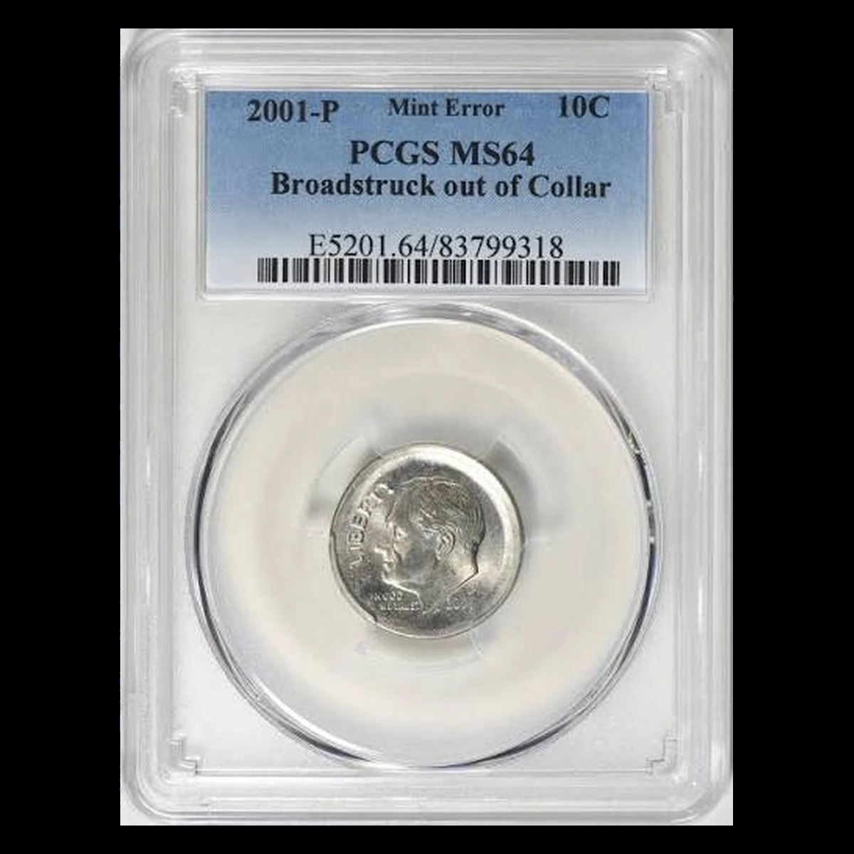 2001 Roosevelt Dime: Broadstrike
