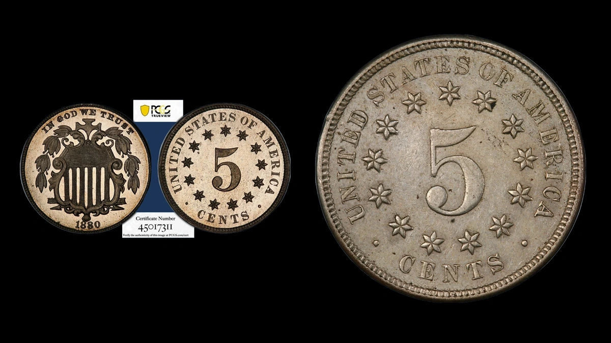1880 Nickel Errors — error coin photographs