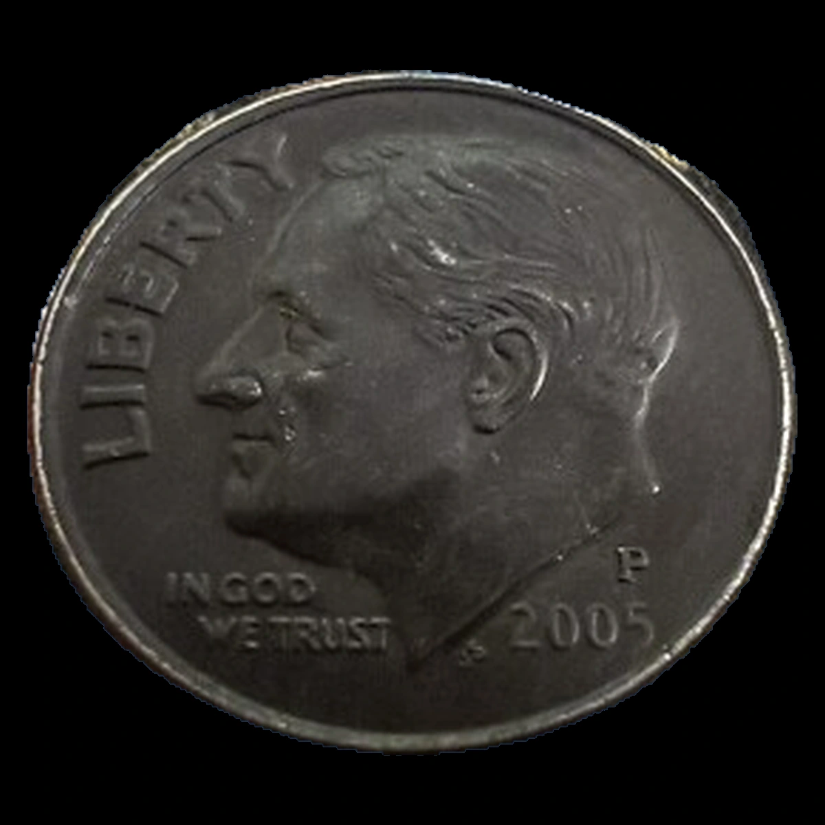 2005 Roosevelt Dime: Improperly Annealed Planchet