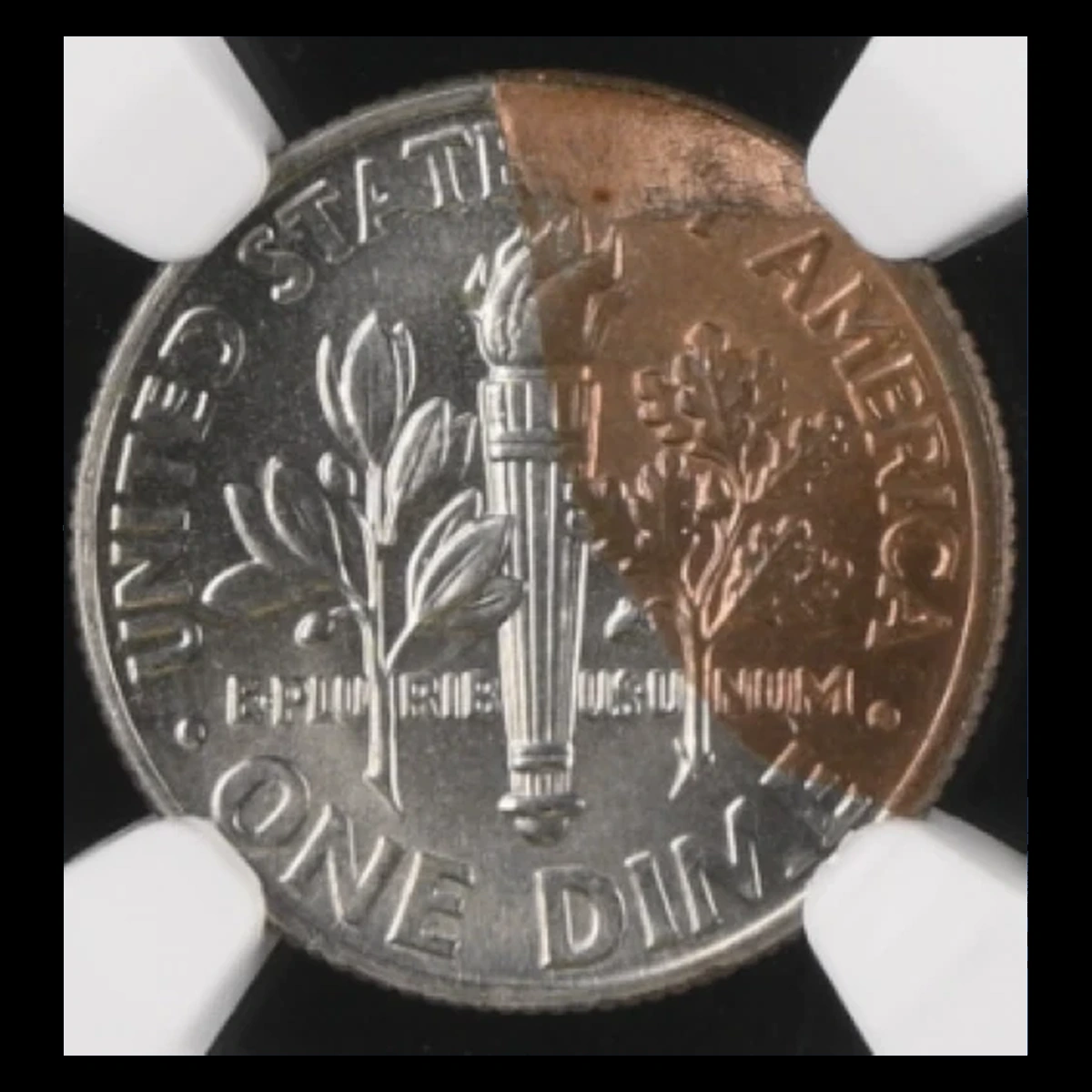 2012 Roosevelt Dime: Missing Clad Layer