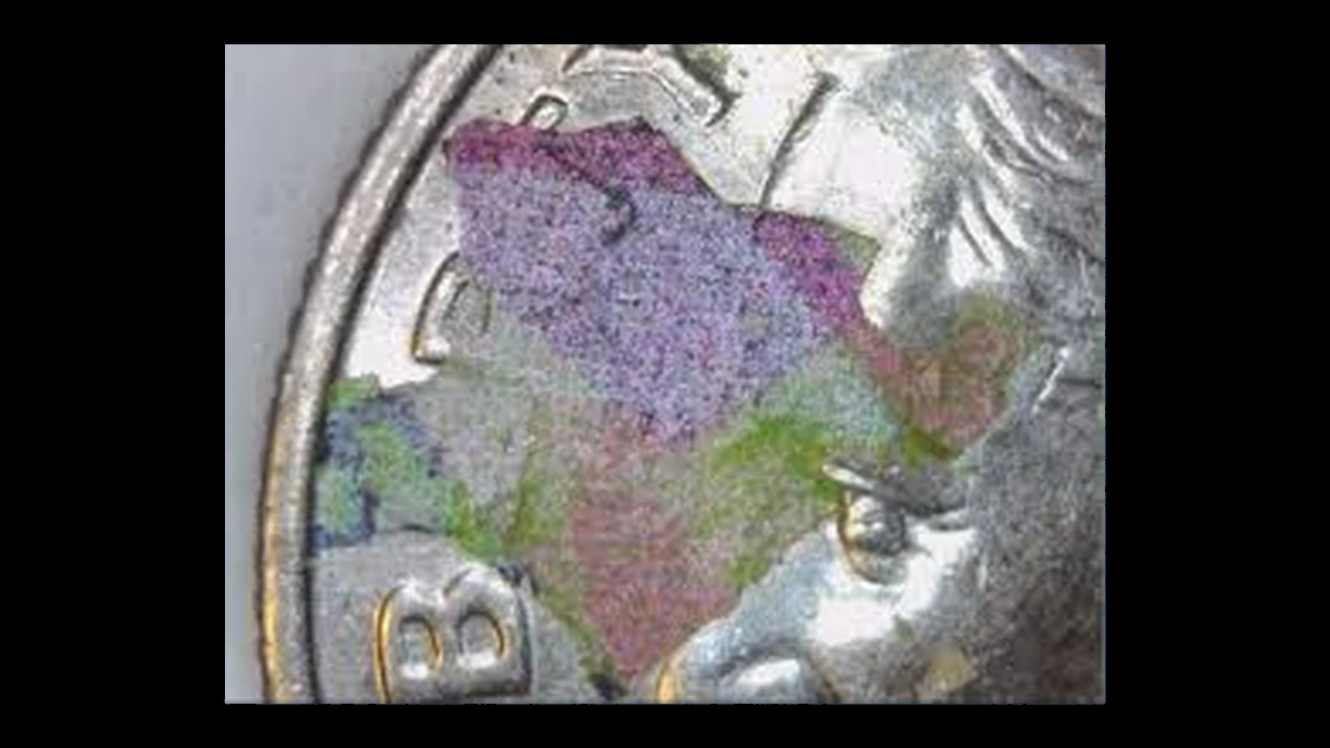 2012 Roosevelt Dime: Lamination