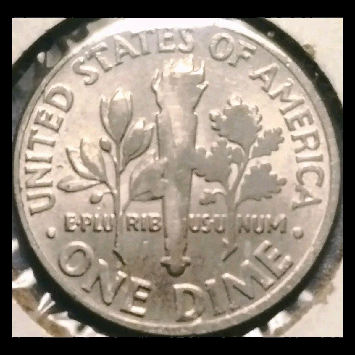 2012 Roosevelt Dime: Struck Through