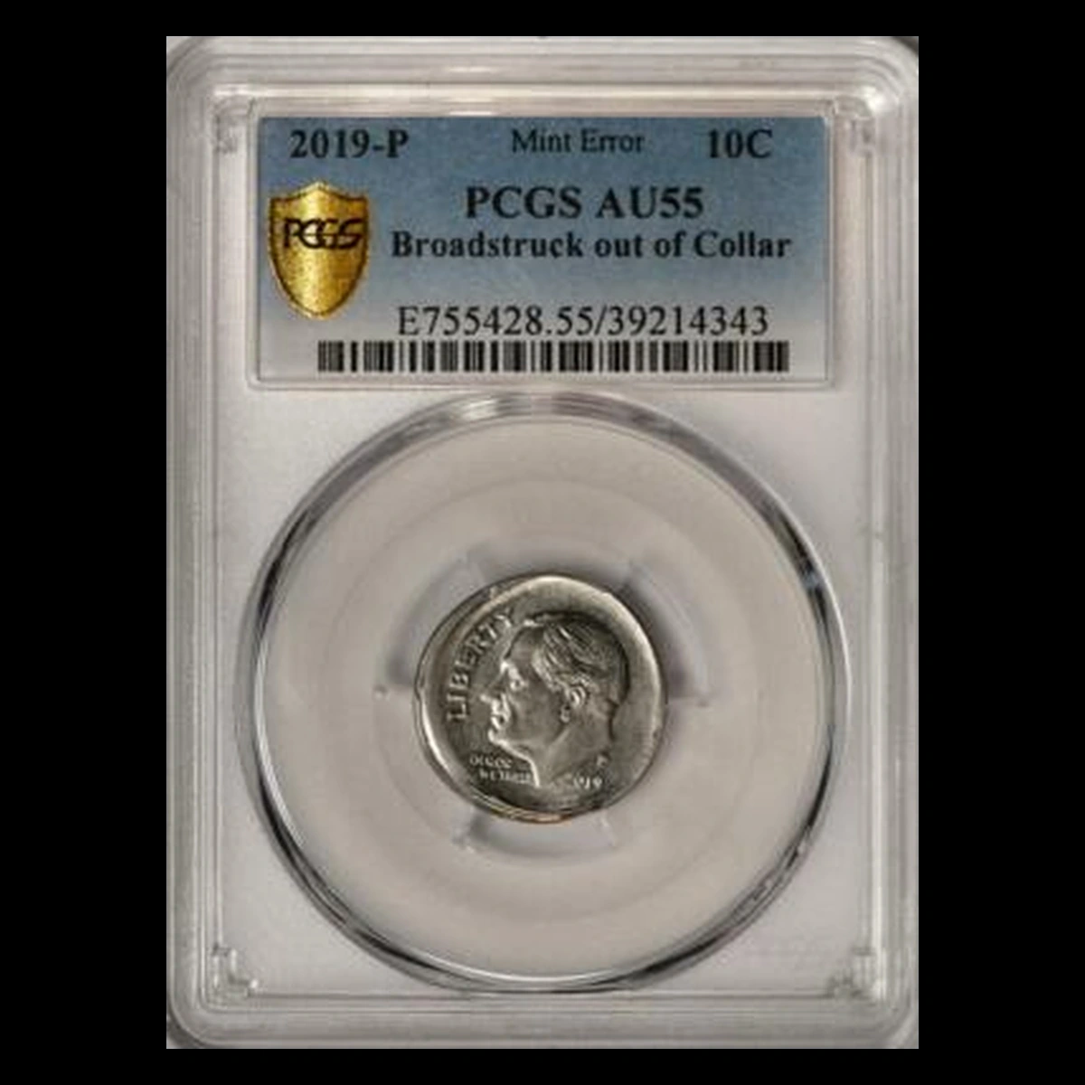 2019 Roosevelt Dime: Broadstrike