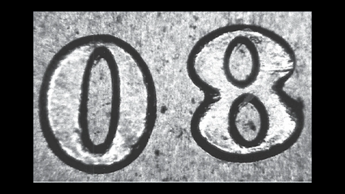 1908 Liberty Nickel: Repunched Date