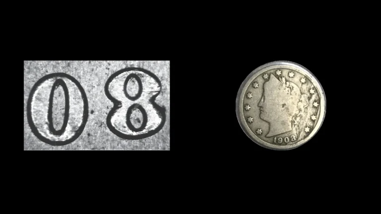 1908 Nickel Errors — error coin photographs