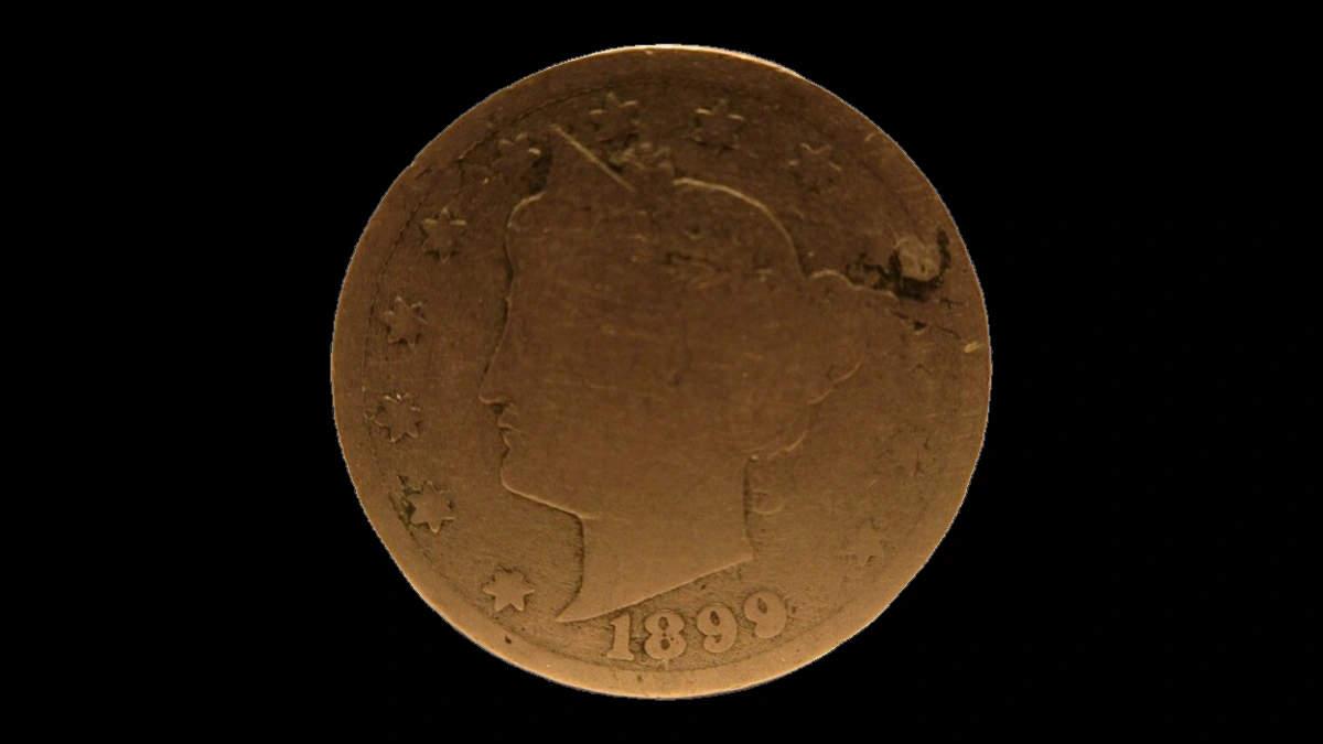 1899 Liberty Nickel: Lamination / Split Planchet